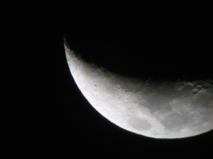 Lua Crescente, foto obtida em 13 de julho de 2013 pelos integrantes do GPAA